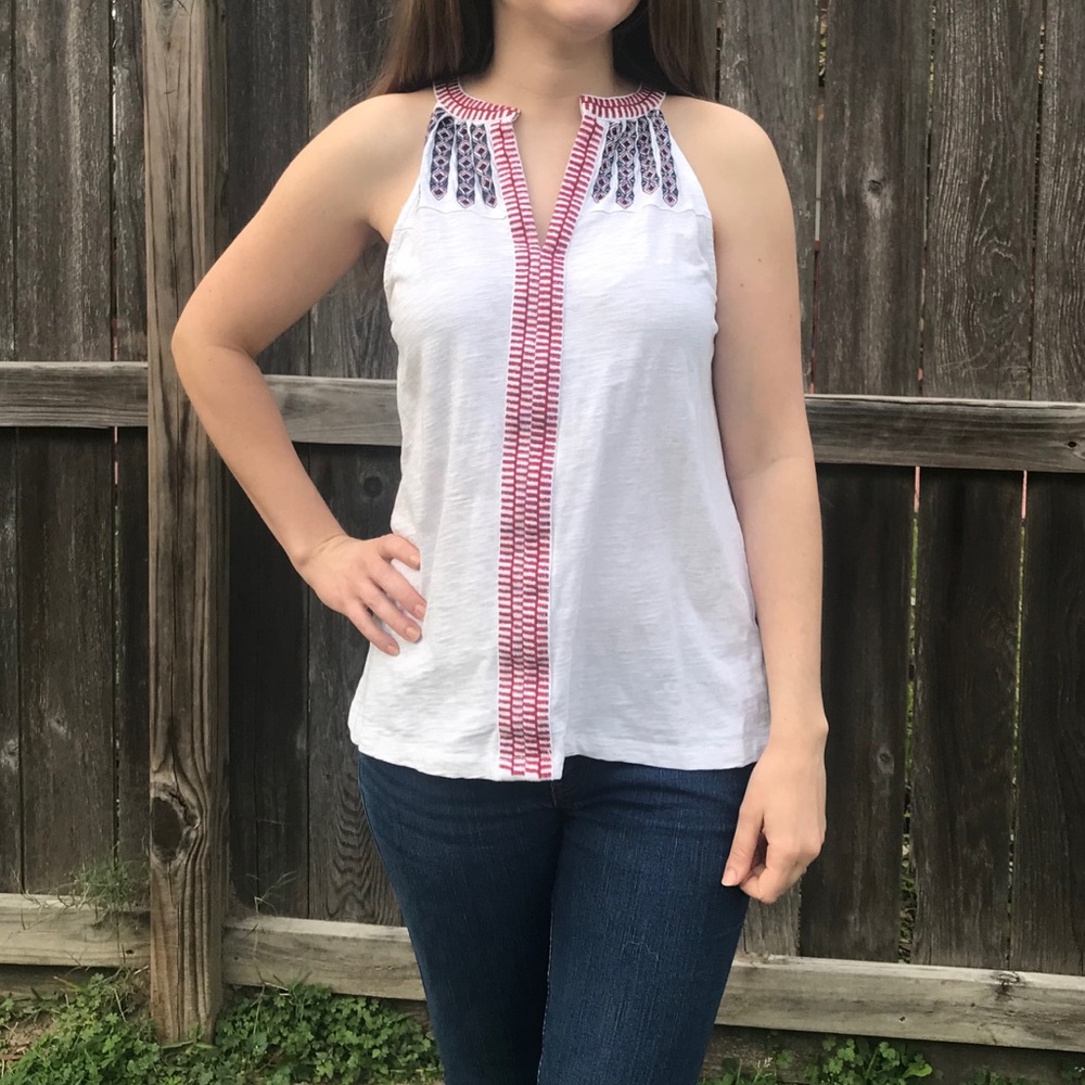 Poema embroidered tank size medium - Picture 3 of 4